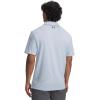 imageUnder Armour Mens Tech Golf Polo455 Blue Calm   Pitch Gray