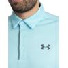 imageUnder Armour Mens Tech Golf Polo494 Stream   Pitch Gray