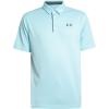 imageUnder Armour Mens Tech Golf Polo494 Stream   Pitch Gray
