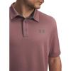 imageUnder Armour Mens Tech Golf Polo651 Maroon Mist   Pitch Gray