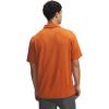 imageUnder Armour Mens Tech Golf Polo724 Burnished Orange   Pitch Gray