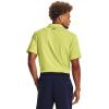 imageUnder Armour Mens Tech Golf Polo743 Lime Yellow   Pitch Gray
