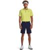imageUnder Armour Mens Tech Golf Polo743 Lime Yellow   Pitch Gray