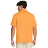 imageUnder Armour Mens Tech Golf Polo803 Nova Orange   Pitch Gray