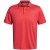 imageUnder Armour Mens Tech Golf Polo814 Red Solstice   Pitch Gray
