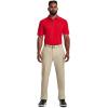 imageUnder Armour Mens Tech Golf Polo891 Radio Red  Pitch Gray  Pitch Gray