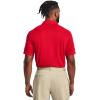 imageUnder Armour Mens Tech Golf Polo891 Radio Red  Pitch Gray  Pitch Gray