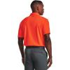 imageUnder Armour Mens Tech Golf PoloBlaze Orange 825Pitch Gray