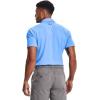 imageUnder Armour Mens Tech Golf PoloCarolina Blue 475Pitch Gray
