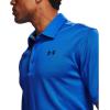 imageUnder Armour Mens Tech Golf PoloEmotion Blue 401Pitch Gray