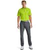 imageUnder Armour Mens Tech Golf PoloGreen Citrine 394Pitch Gray