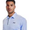 imageUnder Armour Mens Tech Golf PoloIsotope Blue 438Pitch Gray
