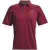 imageUnder Armour Mens Tech Golf PoloLeague Red 626Pitch Gray