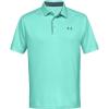 imageUnder Armour Mens Tech Golf PoloNeo Turquoise 361Pitch Gray