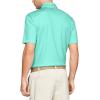 imageUnder Armour Mens Tech Golf PoloNeo Turquoise 361Pitch Gray