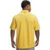 imageUnder Armour Mens Tech Golf PoloNoble GoldPitch Gray