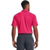 imageUnder Armour Mens Tech Golf PoloPenta Pink 975Pitch Gray