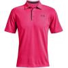 imageUnder Armour Mens Tech Golf PoloPenta Pink 975Pitch Gray
