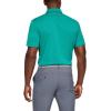 imageUnder Armour Mens Tech Golf PoloTeal Rush 454Pitch Gray