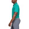 imageUnder Armour Mens Tech Golf PoloTeal Rush 454Pitch Gray