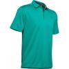 imageUnder Armour Mens Tech Golf PoloTeal Rush 454Pitch Gray