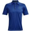 imageUnder Armour Mens Tech Golf PoloTech Blue 432Pitch Gray