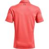 imageUnder Armour Mens Tech Golf PoloVenom Red 690Pitch Gray
