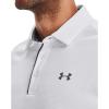 imageUnder Armour Mens Tech Golf PoloWhite Graphite Graphite