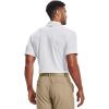 imageUnder Armour Mens Tech Golf PoloWhite Graphite Graphite