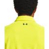 imageUnder Armour Mens Tech Golf PoloYellow Ray 705Pitch Gray