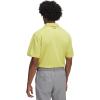 imageUnder Armour Mens Tech Golf PoloYellow ShadePitch Gray