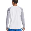 imageUnder Armour Mens Velocity Long Sleeve T ShirtWhite  Mod Gray  100