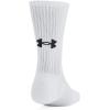 imageUnder Armour UnisexAdult Training Cotton Crew Socks 6 Pack100 White  White  Black