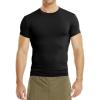 imageUnder Armour Mens HeatGear Tactical Compression ShortSleeve TShirtBlack Clear