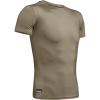 imageUnder Armour Mens HeatGear Tactical Compression ShortSleeve TShirtFederal Tan 499