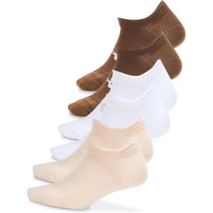 imageUnder Armour Essential No Show Socks 6 Pack239 Elite Beige  Elite Beige  Halo Gray