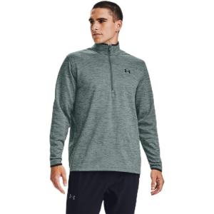 imageUnder Armour Mens Armour Fleece 12 Zip TShirtLichen Blue 424Black