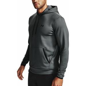imageUnder Armour Mens Armour Fleece Solid HoodiePitch Gray 012Black