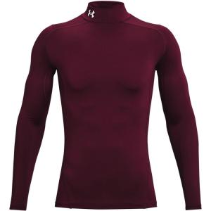 imageUnder Armour Mens ColdGear Compression MockMaroon 609White