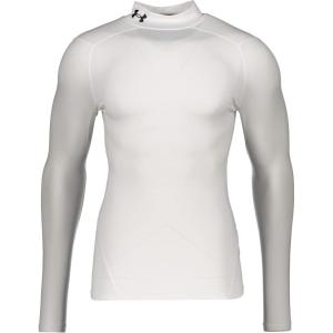 imageUnder Armour Mens ColdGear Compression MockWhiteBlack