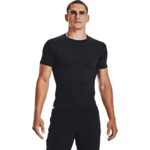 imageUnder Armour Mens HeatGear Tactical Compression ShortSleeve TShirtBlack 001Clear