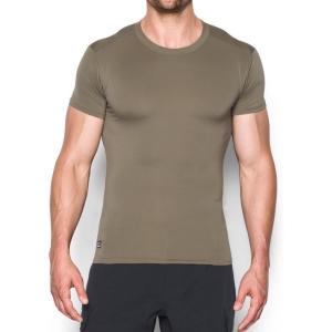 imageUnder Armour Mens HeatGear Tactical Compression ShortSleeve TShirtBrown
