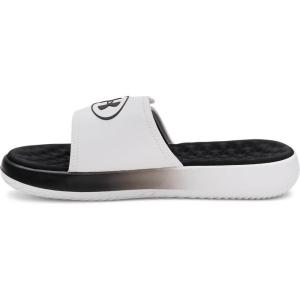 imageUnder Armour Mens Ignite Pro 8 Slide Sandal102 WhiteBlackWhite