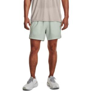 imageUnder Armour Mens Launch Stretch Woven 5inch Shorts592 Illusion Green  Illusion Green  Reflective