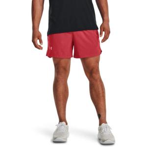 imageUnder Armour Mens Launch Stretch Woven 5inch Shorts638 Chakra  Black  Reflective
