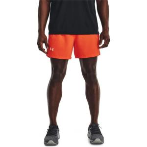 imageUnder Armour Mens Launch Stretch Woven 5inch Shorts829 Papaya  Papaya  Reflective