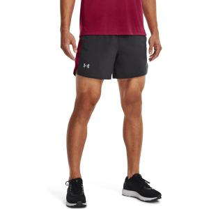 imageUnder Armour Mens Launch Stretch Woven 5inch ShortsJet Gray 010Reflective
