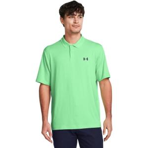 imageUnder Armour Mens Matchplay Polo350 Matrix Green   Midnight Navy