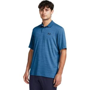 imageUnder Armour Mens Matchplay Polo406 Photon Blue   Midnight Navy