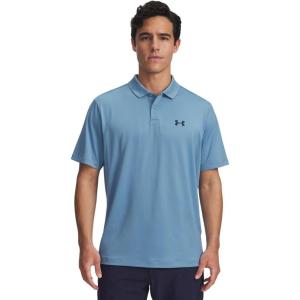 imageUnder Armour Mens Matchplay Polo418 Blue Smoke   Midnight Navy